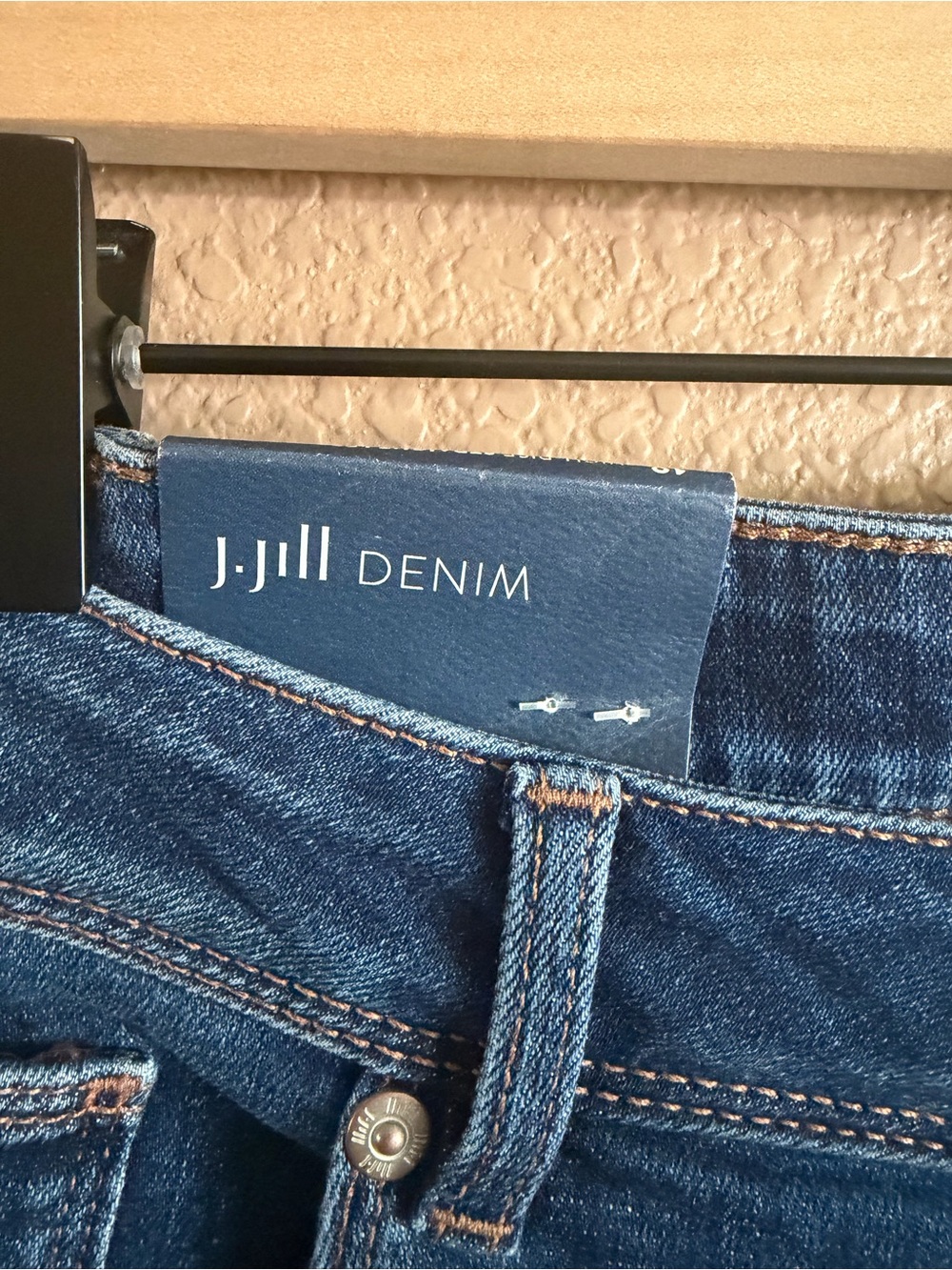J. Jill Women’s High Rise Straight Leg Jeans Portside Wash Size 18 NWT - Picture 7 of 16